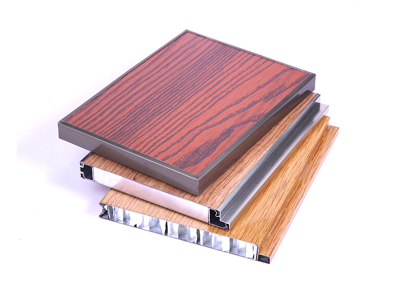 橙色鋁蜂窩板-公共衛生間隔斷