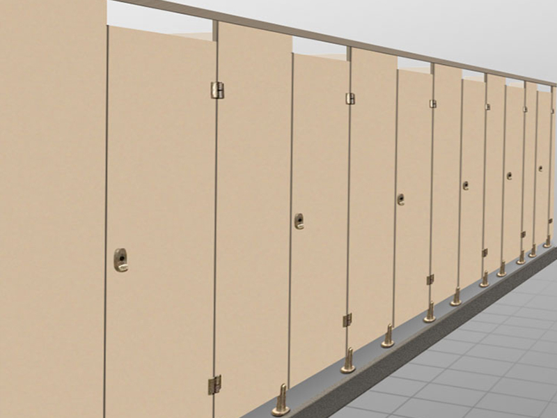 淺橡木色抗倍特板-衛生間隔斷